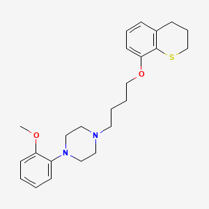 Piperazine, 1-(4-((3,4-dihydro-2H-1-benzothiopyran-8-yl)oxy)butyl)-4-(2-methoxyphenyl)-