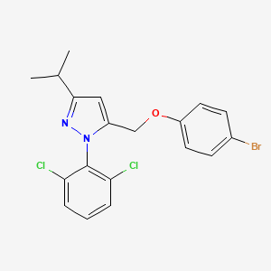 5-(4-bromophenoxymethyl)-1-(2,6-dichlorophenyl)-3-isopropyl-1H-pyrazole