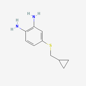 4-(Cyclopropylmethyl)thio-o-phenylenediamine