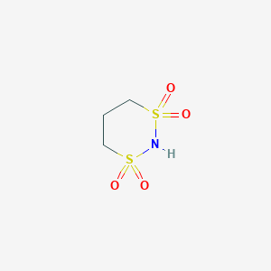 molecular formula C3H7NO4S2 B8387683 [1,3,2]Dithiazinane-1,1,3,3-tetraoxide 