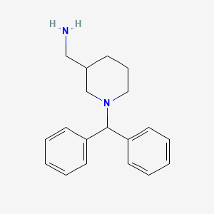 molecular formula C19H24N2 B8387732 3-Aminomethyl-1-diphenylmethylpiperidine 