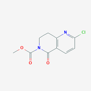 Methyl 2-chloro-5-oxo-7,8-dihydro-1,6-naphthyridine-6(5H)-carboxylate