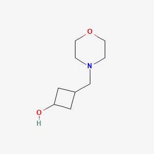 molecular formula C9H17NO2 B8387939 cis-3-(Morpholin-4-ylmethyl)cyclobutanol 