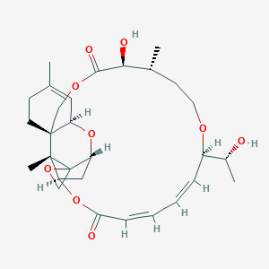 molecular formula C29H40O9 B083880 Roridina A CAS No. 14729-29-4