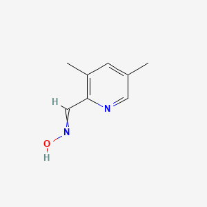 molecular formula C8H10N2O B8388144 3,5-Dimethyl-pyridine-2-carbaldehyde oxime 