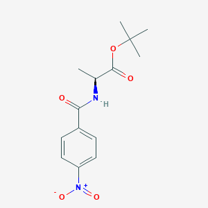 tert-Butyl(2S)-2-[(4-nitrobenzoyl)amino]-propanoate