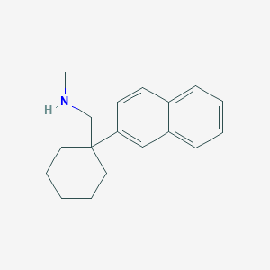 N-methyl(1-(naphthalen-2-yl)cyclohexyl)-methanamine