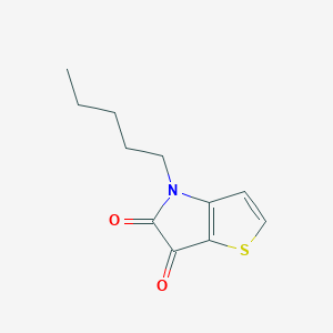 4-pentyl-4H-thieno[3,2-b]pyrrole-5,6-dione
