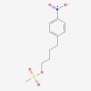 molecular formula C11H15NO5S B8388370 4-(4-Nitrophenyl)butyl methanesulfonate 