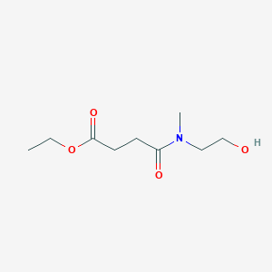 Ethyl 4-[(2-hydroxyethyl)(methyl)amino]-4-oxobutanoate