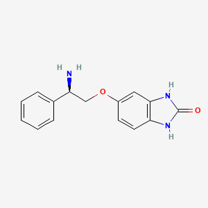 (R)-5-(2-Amino-2-phenylethoxy)-1H-benzo[d]imidazol-2(3H)-one