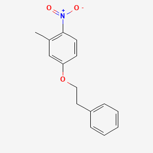 2-Nitro-5-(2-phenylethoxy)-toluene
