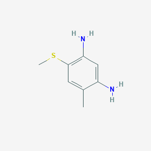 molecular formula C8H12N2S B8388486 5-(Methylthio)-2,4-Diaminotoluene 