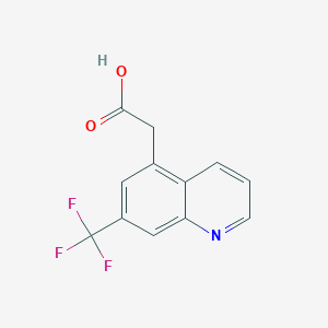 2-(7-(Trifluoromethyl)quinolin-5-yl)acetic acid