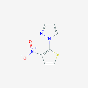 1-(3-nitrothiophen-2-yl)-1H-pyrazole