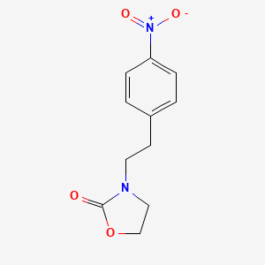 3-[2-(4-Nitro-phenyl)-ethyl]-oxazolidin-2-one