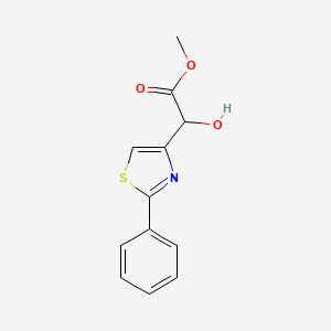 Methyl 2-hydroxy-2-(2-phenyl-1,3-thiazol-4-yl)acetate