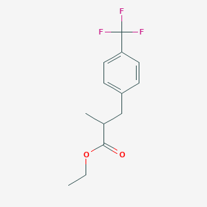 Ethyl 2-methyl-3-[4-(trifluoromethyl)phenyl]propanoate