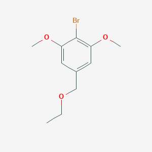 molecular formula C11H15BrO3 B8388604 4-Bromo-3,5-dimethoxybenzyl ethyl ether 