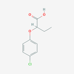 molecular formula C10H11ClO3 B083887 2-(4-氯苯氧基)丁酸 CAS No. 10310-19-7