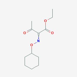 Ethyl 2-[(cyclohexyloxy)imino]-3-oxobutanoate