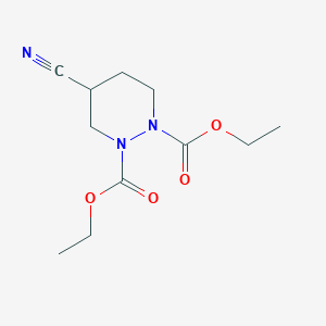 1,2-Diethyl 4-cyanotetrahydro-1,2-pyridazinedicarboxylate