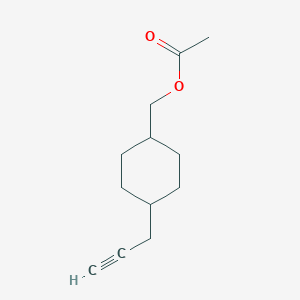 (4-prop-2-ynylcyclohexyl)methyl Acetate