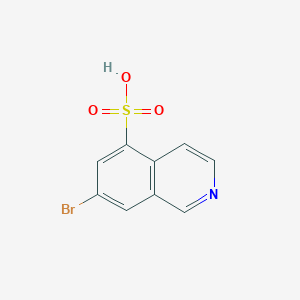 molecular formula C9H6BrNO3S B8388815 7-Bromo-isoquinoline-5-Sulfonic Acid 