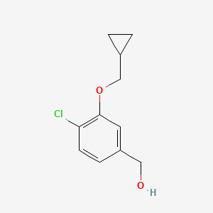 [4-Chloro-3-(cyclopropylmethoxy)phenyl]methanol