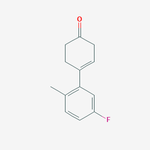 4(p-Fluoro-o-tolyl)-3-cyclohexen-1-one