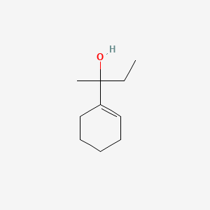 molecular formula C10H18O B8388889 2-(1-Cyclohexenyl)-2-butanol 