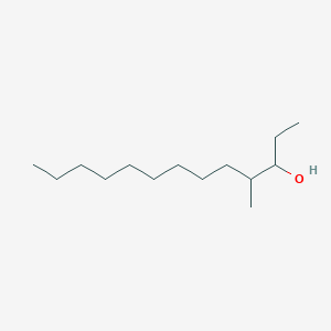 molecular formula C14H30O B8388893 4-Methyl-3-tridecanol 
