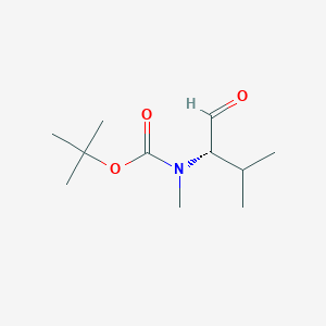 (2S)-2-[Methyl(tert-butoxycarbonyl)amino]-3-methylbutanal