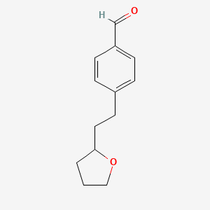 4-(2-(Tetrahydrofuran-2-yl)-ethyl)-benzaldehyde