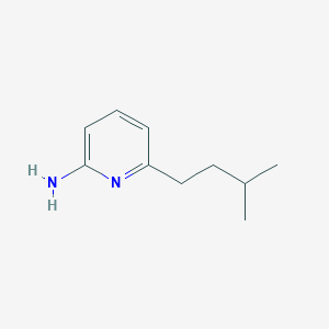 molecular formula C10H16N2 B8388950 2-Amino-6-isoamylpyridine CAS No. 72914-20-6