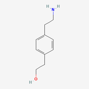 molecular formula C10H15NO B8388965 4-(2-Hydroxyethyl)-phenethylamine 