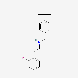 molecular formula C19H24FN B8389060 (4-Tert-butyl-benzyl)-[2-(2-fluoro-phenyl)-ethyl]-amine 