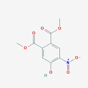 molecular formula C10H9NO7 B8389131 Dimethyl 4-hydroxy-5-nitrophthalate CAS No. 142671-50-9