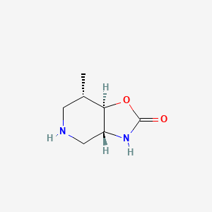 (3aR,7S,7aR)-7-methylhexahydrooxazolo[4,5-c]pyridin-2(3H)-one