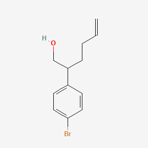 2-(4-Bromophenyl)hex-5-en-1-ol