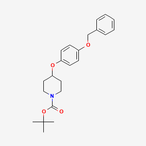Tert-butyl 4-[4-(benzyloxy)phenoxy]piperidine-1-carboxylate