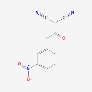 molecular formula C11H7N3O3 B8389293 2-(2-(3-Nitrophenyl)acetyl)malononitrile 
