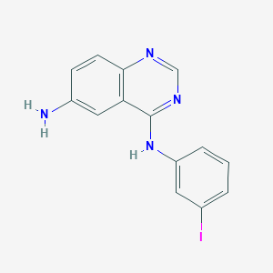 4-[(3-Iodophenyl)amino]-6-aminoquinazoline