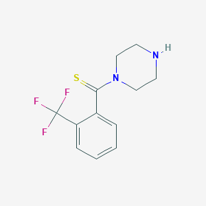 Methanethione, 1-piperazinyl[2-(trifluoromethyl)phenyl]-