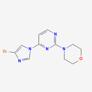 4-[4-(4-Bromo-imidazol-1-yl)-pyrimidin-2-yl]-morpholine