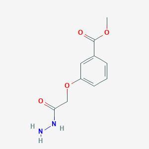 molecular formula C10H12N2O4 B8389433 Methyl 3-(2-hydrazino-2-oxoethoxy)benzoate 
