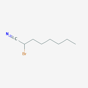 molecular formula C8H14BrN B8389441 alpha-Bromooctanonitrile 