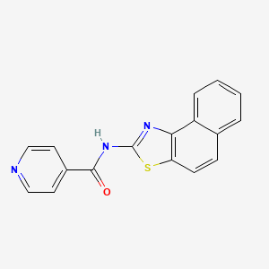 molecular formula C17H11N3OS B8389507 n-Naphtho[1,2-d]thiazol-2-yl-isonicotinamide 