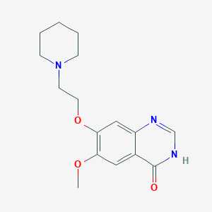 6-Methoxy-7-(2-piperidinoethoxy)-3,4-dihydroquinazolin-4-one