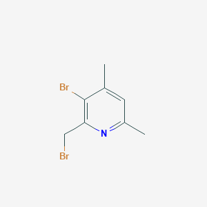 3-Bromo-2-(bromomethyl)-4,6-dimethylpyridine